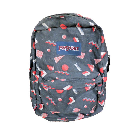 Jansport Superbreak Backpack - Red Fresh Prince Pattern - Picture 1 of 8
